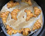 Foto del paso 3 de la receta Croissants rellenos de chocolate airfryer