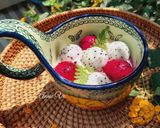 Hình bước làm 3 của món Yaourt đá thanh long