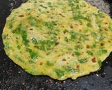 A picture of step 3 of Palak Paratha.