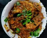 A picture of step 4 of Punjabi chicken curry.