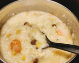 Hình bước làm 2 của món Cháo nấm chay