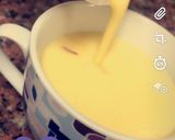 صورة لخطوة 3 من وصفة الكاسترد الدافي مع زعفران ❣️🌸