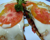 Foto del paso 9 de la receta: Sándwich de panqueques con verduras salteadas, fácil y delicioso
