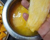 A picture of step 1 of Fajeto (Gujarati Mango Kadhi).