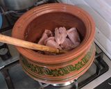 A picture of step 2 of 3 Color Handi main bana Chicken Salan Recipe.