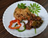 A picture of step 3 of Fried Rice.