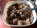 Hamburguesas de carne de res y verduras para horno
