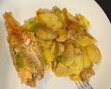 Foto del paso 4 de la receta: Besugo al NO HORNO con patatas y verduras 🐟🧅🍅🥔