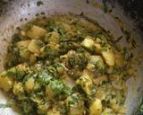 A picture of step 2 of Aloo Bhaji.