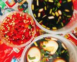 Hình bước làm 1 của món Trứng ngâm tương