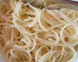 Párizsi csirkemell friss spenótos, kéksajtos spagettivel recept fázis 1 fotója