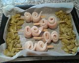 Foto del paso 9 de la receta: Brochetas de Abadejo con judías verdes al horno