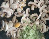 A picture of step 2 of Meatballs in creamy mushroom sauce.