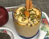 A picture of step 10 of Blended Apple Chia Pudding.