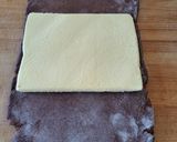 Une image de l'étape 2 de Brioche feuilletée au chocolat.