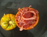 Foto del paso 6 de la receta: Tomate relleno con remolacha y cebolla