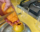 A picture of step 2 of Ice cream loaded mango.