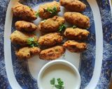 A picture of step 5 of Upwas bhajni muthiya.