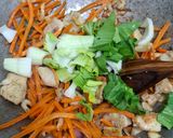 Foto langkah ke 3 dari resep Pancit Canton (Mie Goreng Philippines).