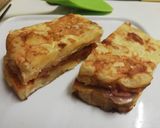 Foto del paso 2 de la receta: Tortilla de papas rellena de mojo picón y jamón