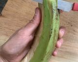 Foto del paso 2 de la receta: Plátano frito (patacones) 🍌