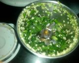 A picture of step 2 of Mirchi ka koota.