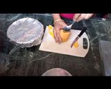 A picture of step 2 of Mango stuffed kulfi.