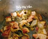Hình bước làm 3 của món Thịt heo quay kho cải chua