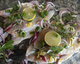 Foto del paso 1 de la receta: Lubinas asadas al horno con vino blanco seco