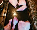 Foto del paso 3 de la receta: Pollo a la chapa con papas y batatas