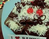 Foto langkah ke 5 dari resep Dadar gulung isi pisang coklat.