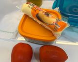 Hình bước làm 1 của món Đậu Hũ Trứng Sốt Cà Chua Thịt Băm