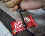 A picture of step 1 of Kitkat Krusher (KFC style).