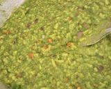 A picture of step 5 of Double tadka lahsuni Palak khichdi.