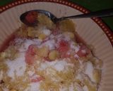 A picture of step 2 of Hibiscus fruit salad.