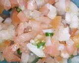 A picture of step 1 of Easy Vegetarian Nachos.