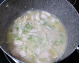 A picture of step 5 of Risotto with lemon, chicken and spinach.