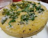 A picture of step 9 of Gujarati Khaman Dhokla.