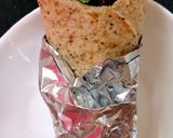 A picture of step 4 of My Salmon + Salad with Healthy Wrap. 😉.