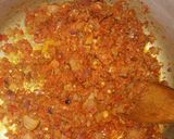 A picture of step 2 of Rice and Beans Jollof.