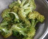 A picture of step 2 of Tandoori broccoli.