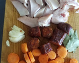 Foto del paso 1 de la receta: Alubias pintas con oreja y chorizo