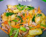 Hình bước làm 2 của món Bún xào