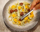 Foto langkah ke 6 dari resep Mango Matcha Crepe Spaghetti.