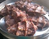 A picture of step 3 of Ragi kozhukatta ragi steamed dumplings.