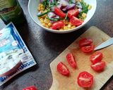 Kukoricás és vegyes saláta recept fázis 2 fotója
