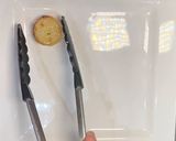 A picture of step 18 of Crispy Skin Salmon, Asparagus with Fondant Potato and Chestnut Sauce.