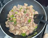 A picture of step 6 of Soy sauce stir-fry (Galbi Style).