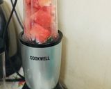 A picture of step 1 of Watermelon Pomegranates Mojito/Mocktail.