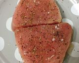 Hình bước làm 1 của món Steak Tuna